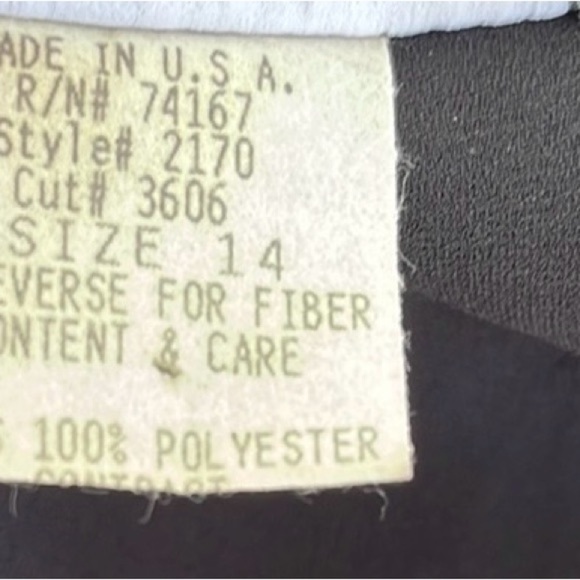 SHARADE Elegant Black Long Sleeve Dress SIZE 14 - Picture 5 of 5